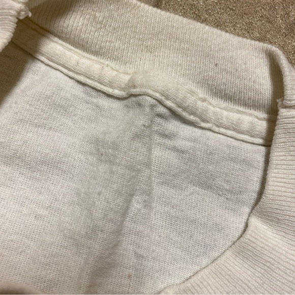 Eagle AOP VTG T-Shirt L Measurement ‘90s USA Single Stitch White Good Condition - Picture 5 of 6